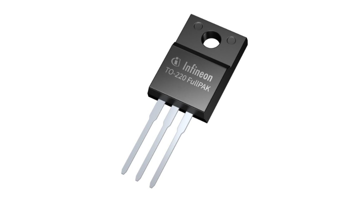 MOSFET Infineon SPA20N60C3XKSA1, VDSS 650 V, ID 20,7 A, TO-220 FP de 3 pines, , config. Simple