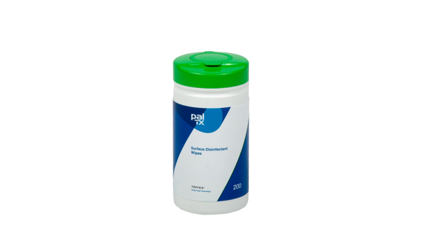 PAL TX Wet Disinfectant Wipes, Dispenser Box of 200