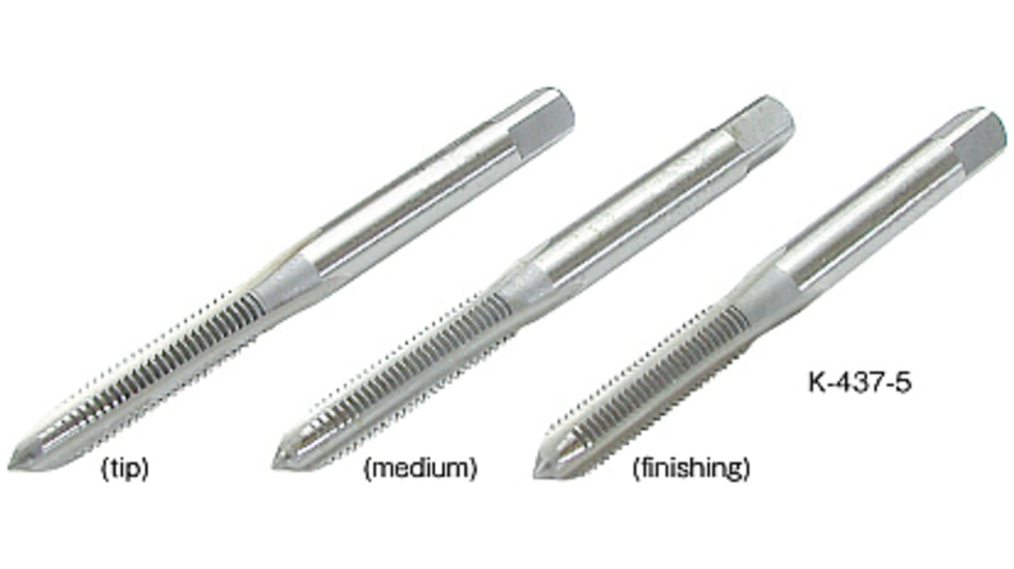 Hozan Threading Tap, M6 Thread, 1.0mm Pitch, Metric Standard