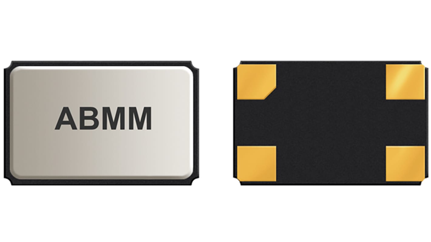 Abracon 12MHz Quarzmodul, Oberflächenmontage, ±20ppm, 18pF, B. 5.2mm, H. 1.3mm, L. 7.2mm, SMD, 4-Pin