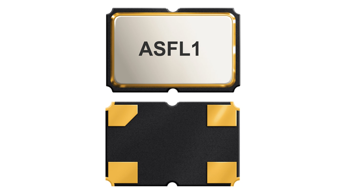 Abracon, 25MHz Clock Oscillator, ±50ppm HCMOS, TTL, 4-Pin SMD ASFL1-25 ...