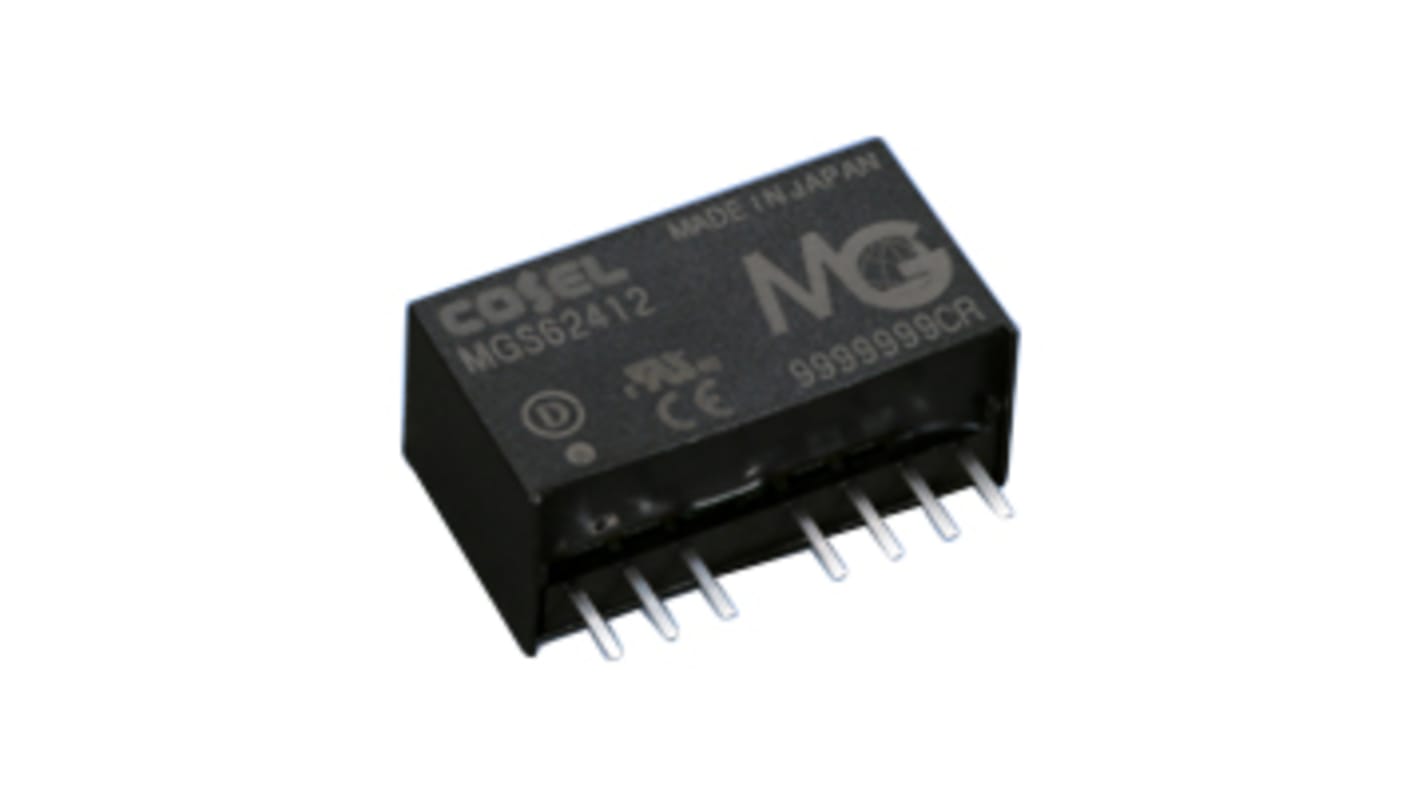 Cosel MGS DC/DC-Wandler 6W 48 V dc IN, 15V dc OUT / 400mA PCB-Montage 1kV dc isoliert