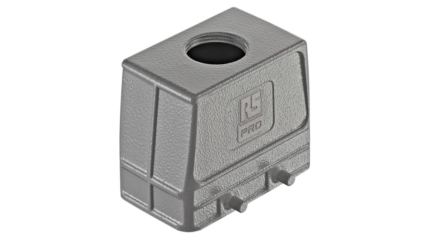 Carcasa para conector industrial con entrada superior RS PRO tamaño 10B, con rosca M25