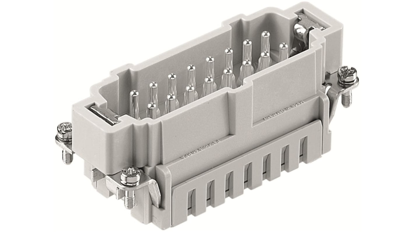 RS PRO Industrie-Steckverbinder Kontakteinsatz, 16-polig 16A Stecker, Käfigklemme