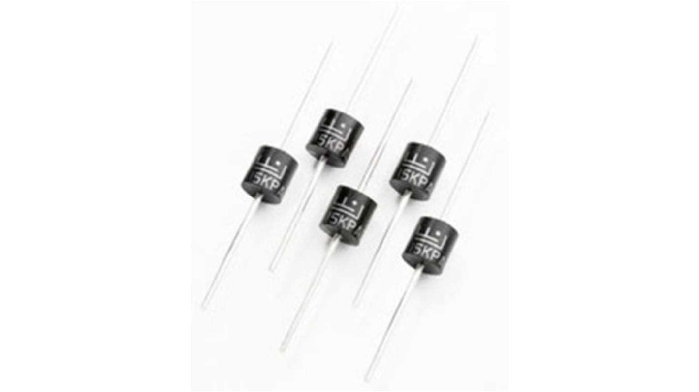 Diodo TVS Littelfuse, Bidirezionale, Su foro, bloccaggio 54.7V, breakdown 36.9V, P600