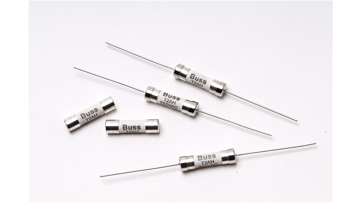 S505H2R Cartouche fusible Eaton Eaton Bussmann, 2A 5 x 20mm Type T