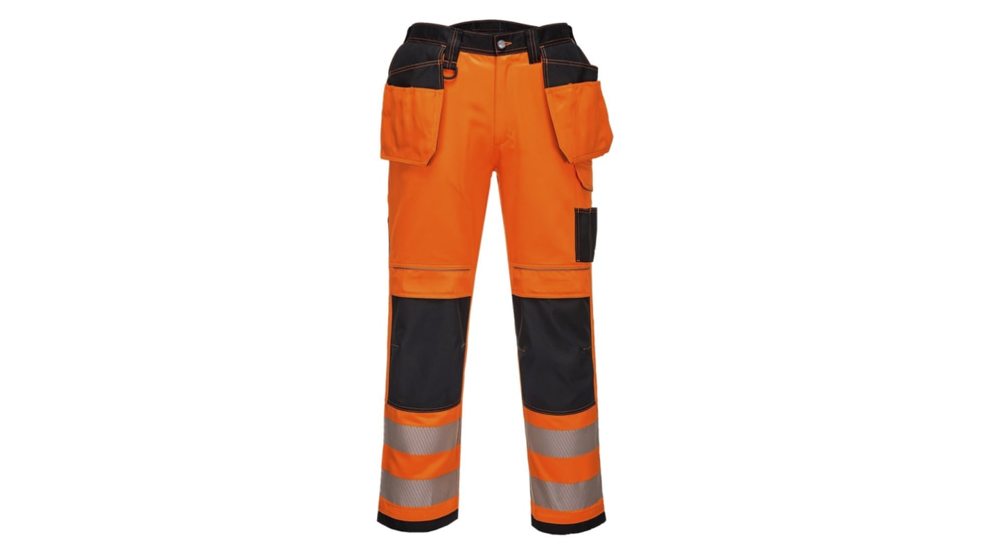 RS PRO Abrasion Resistant Orange Hi-vis arbejdsbukser, L