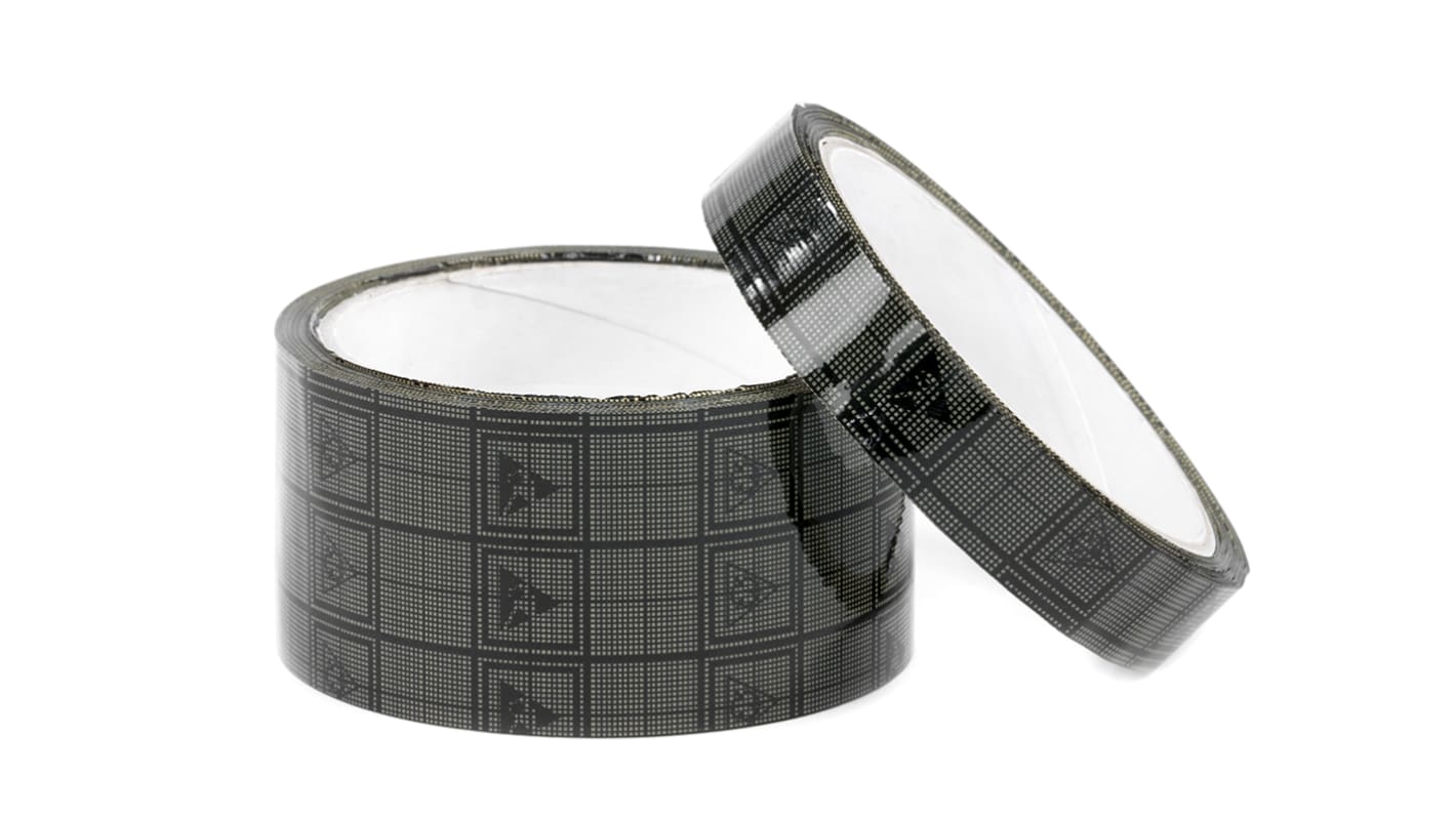 Cinta ESD EUROSTAT para Embalaje y empaquetado de color Negro, gris, 24mm x 36m