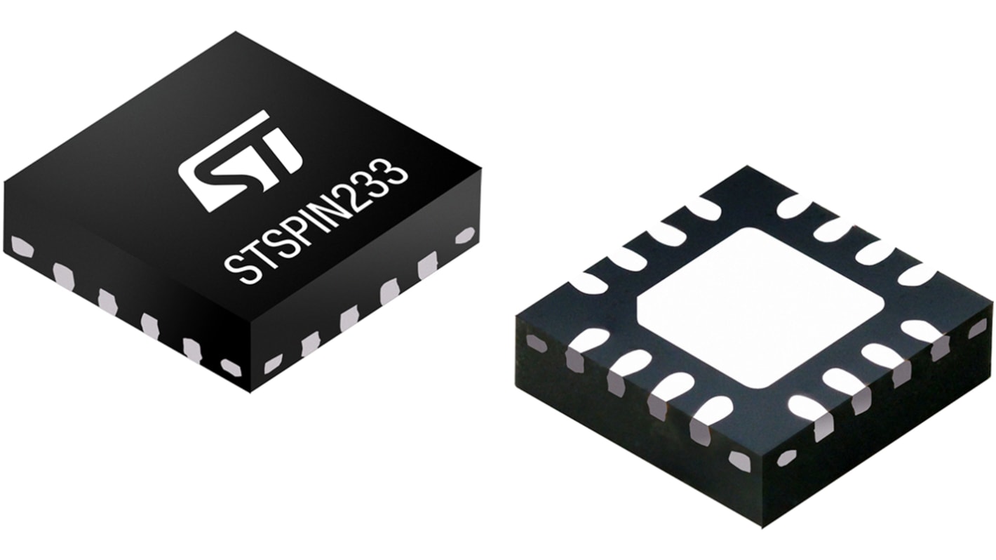 STMicroelectronics STSPIN233, BLDC Motor Driver IC 16-Pin, VFQFPN