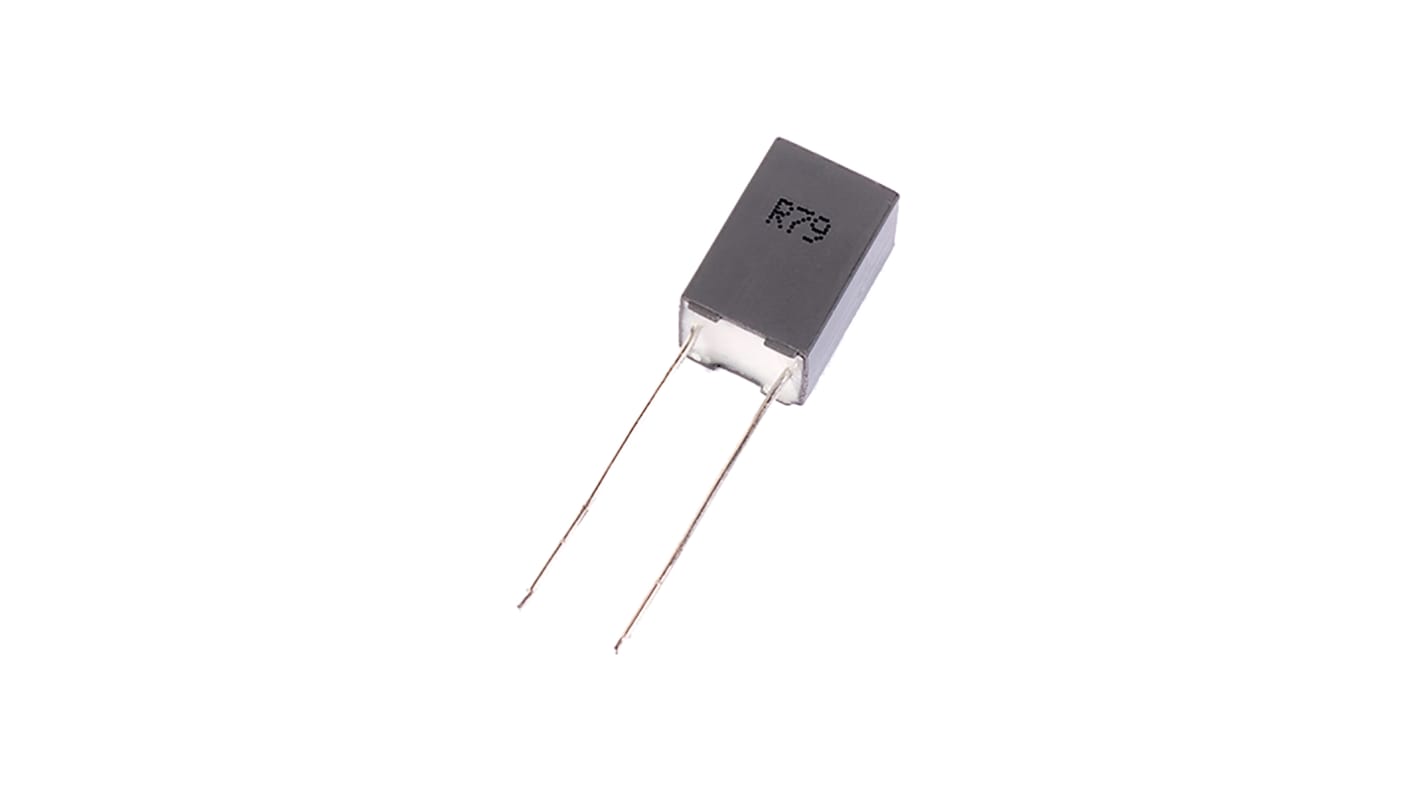 KEMET R79 Metallised Polypropylene Film Capacitor, 70 V ac, 160 V dc, ±5%, 100nF, Through Hole