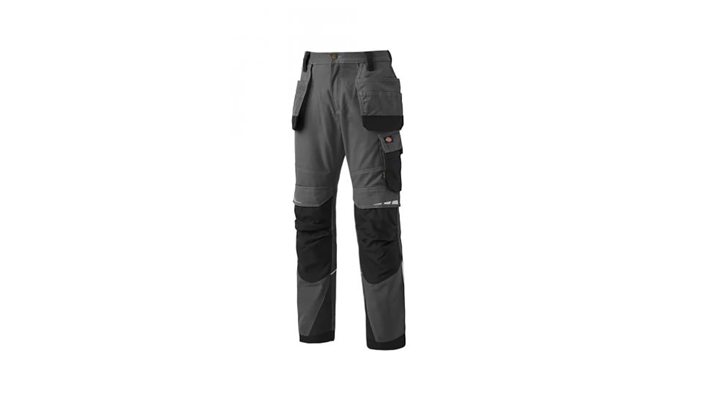 Pantalon de travail Dickies DP1005, 80 ￫ 84cm Homme, Gris/noir