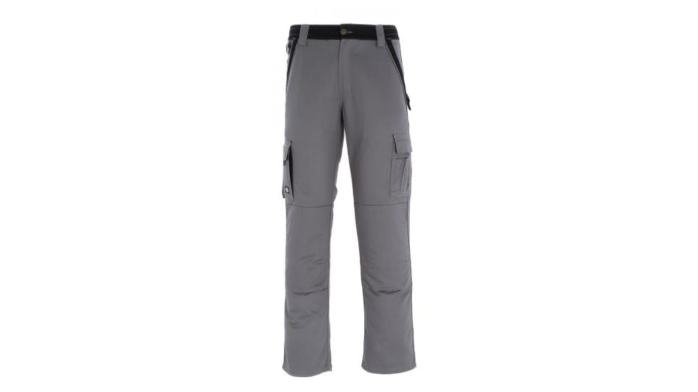 Dickies IN30030 Grey/Black Men's Work Trousers 34in, 84 ￫ 88cm Waist