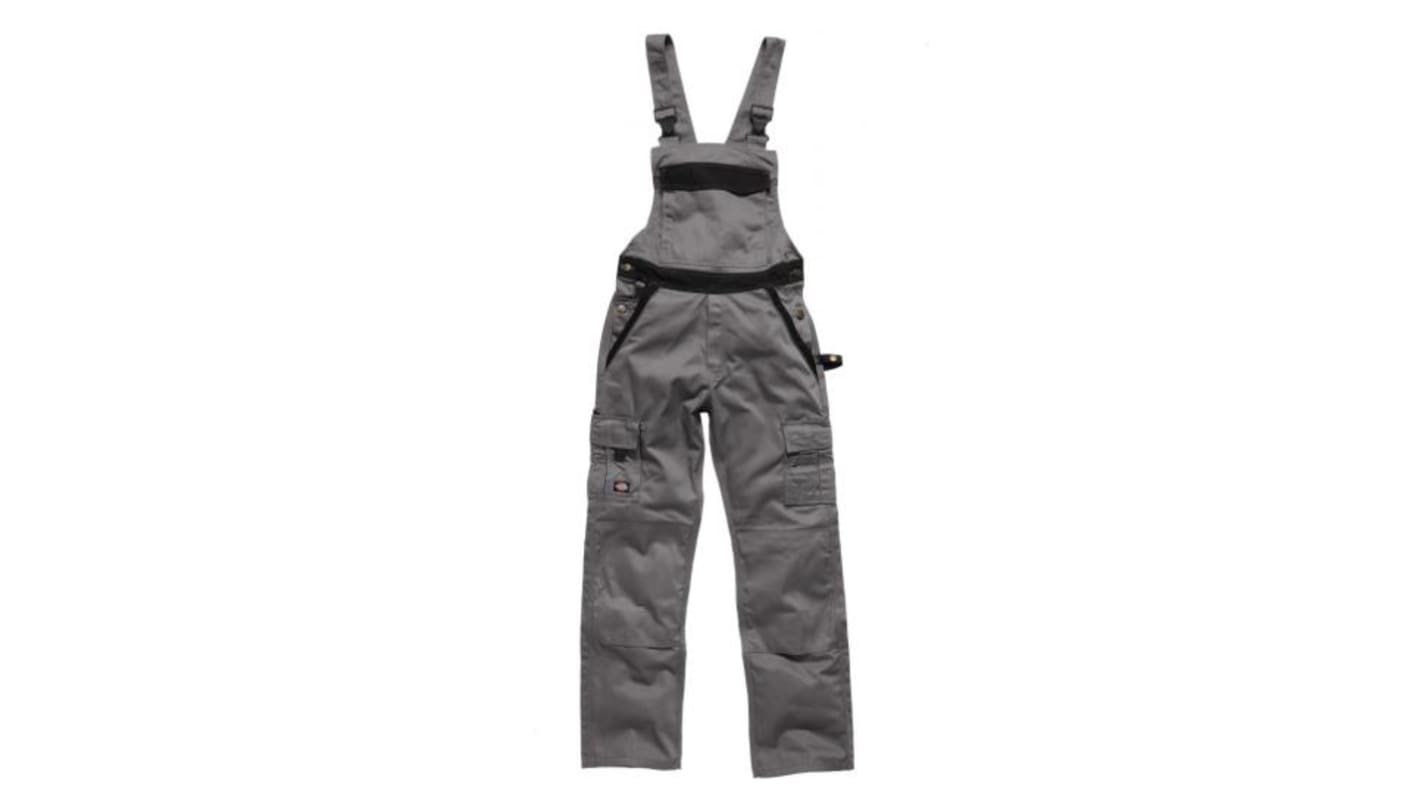 Dickies Grey Bib & Brace, XXL