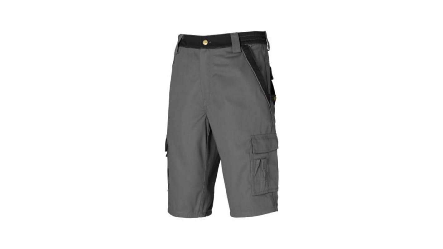 Dickies IN30050, Herren Arbeitsshorts Grau/Schwarz, Größe 32Zoll