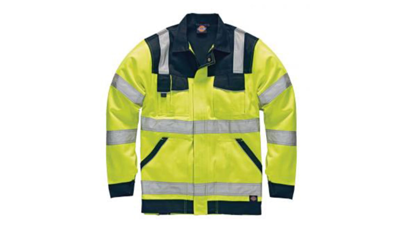 Dickies Yellow Men Hi Vis Jacket, XL