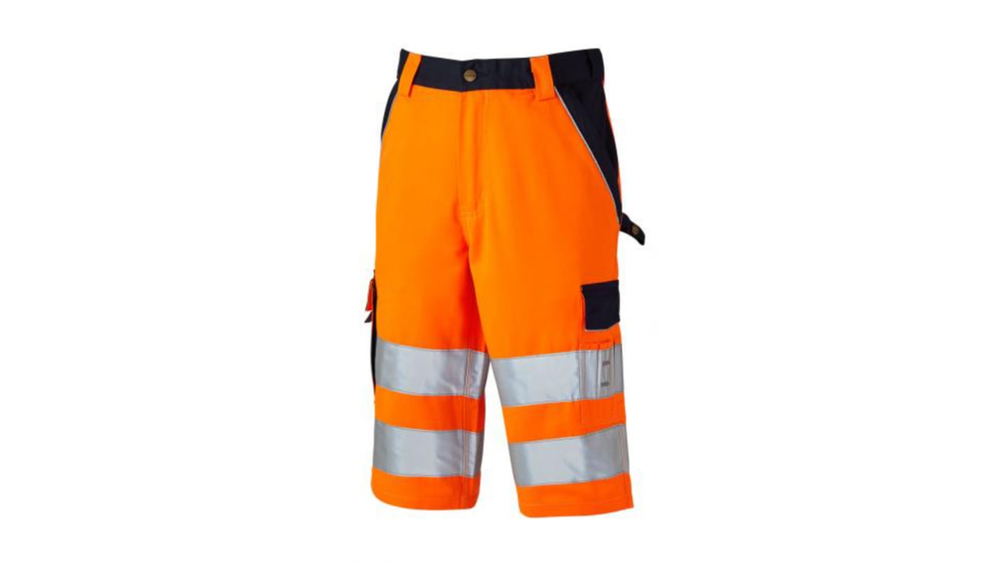 Dickies SA30065 Orange/Navy Men Hi Vis Shorts, 80 → 84cm