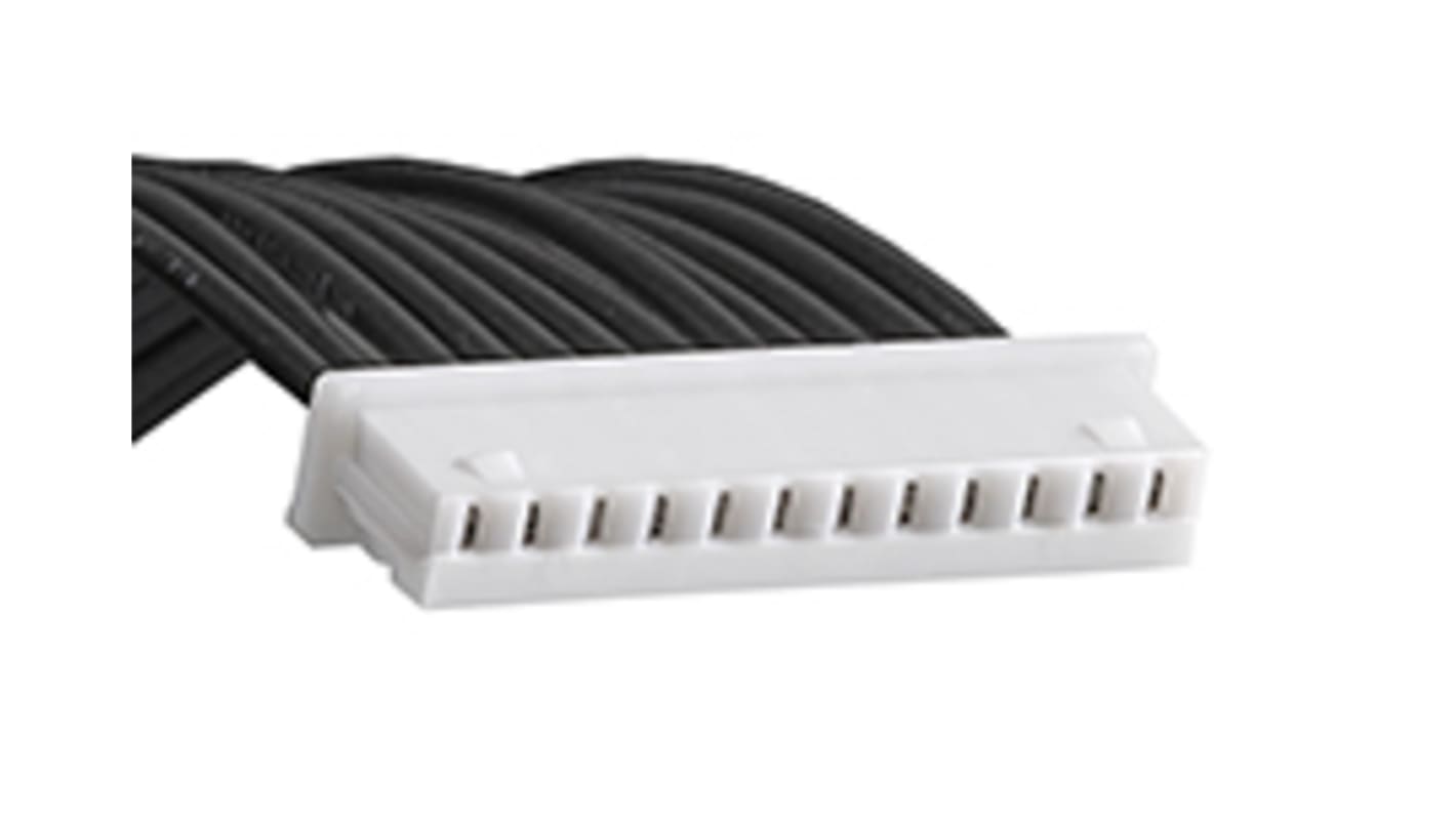 Conjunto de cables Molex PicoBlade 15134, long. 150mm, Con A: Hembra, 12 vías, Con B: Hembra, 12 vías, paso 1.25mm