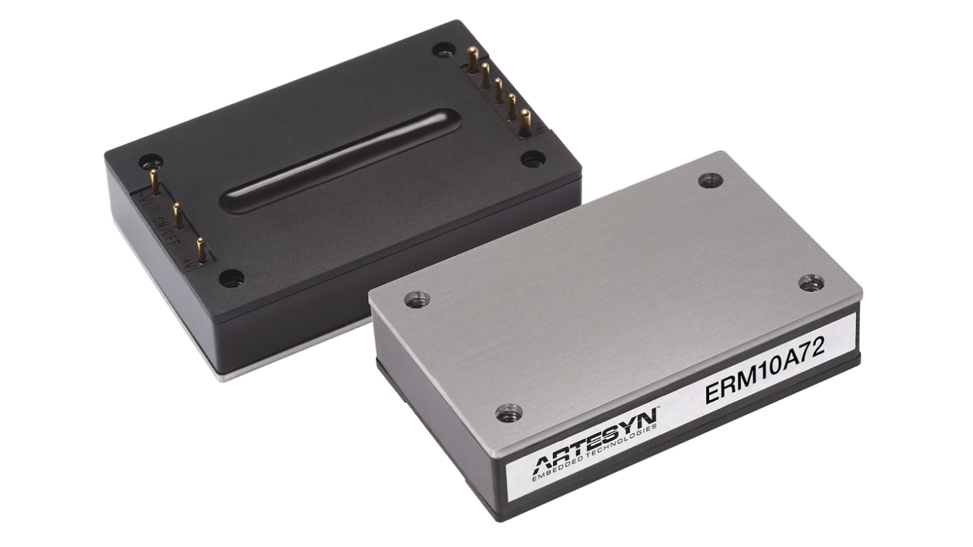 Artesyn Embedded Technologies ERM50 DC-DC Converter, 5V dc/ 10A Output, 66 → 160 V dc Input, 50W, Through Hole,