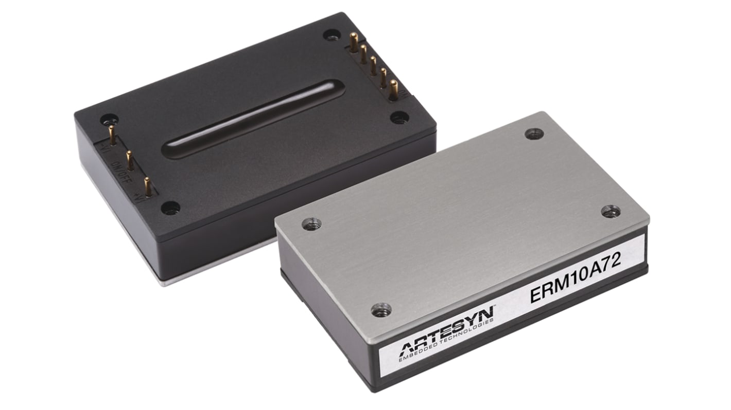 Artesyn Embedded Technologies ERM50 DC-DC Converter, 24V dc/ 2.08A Output, 66 → 160 V dc Input, 50W, Through