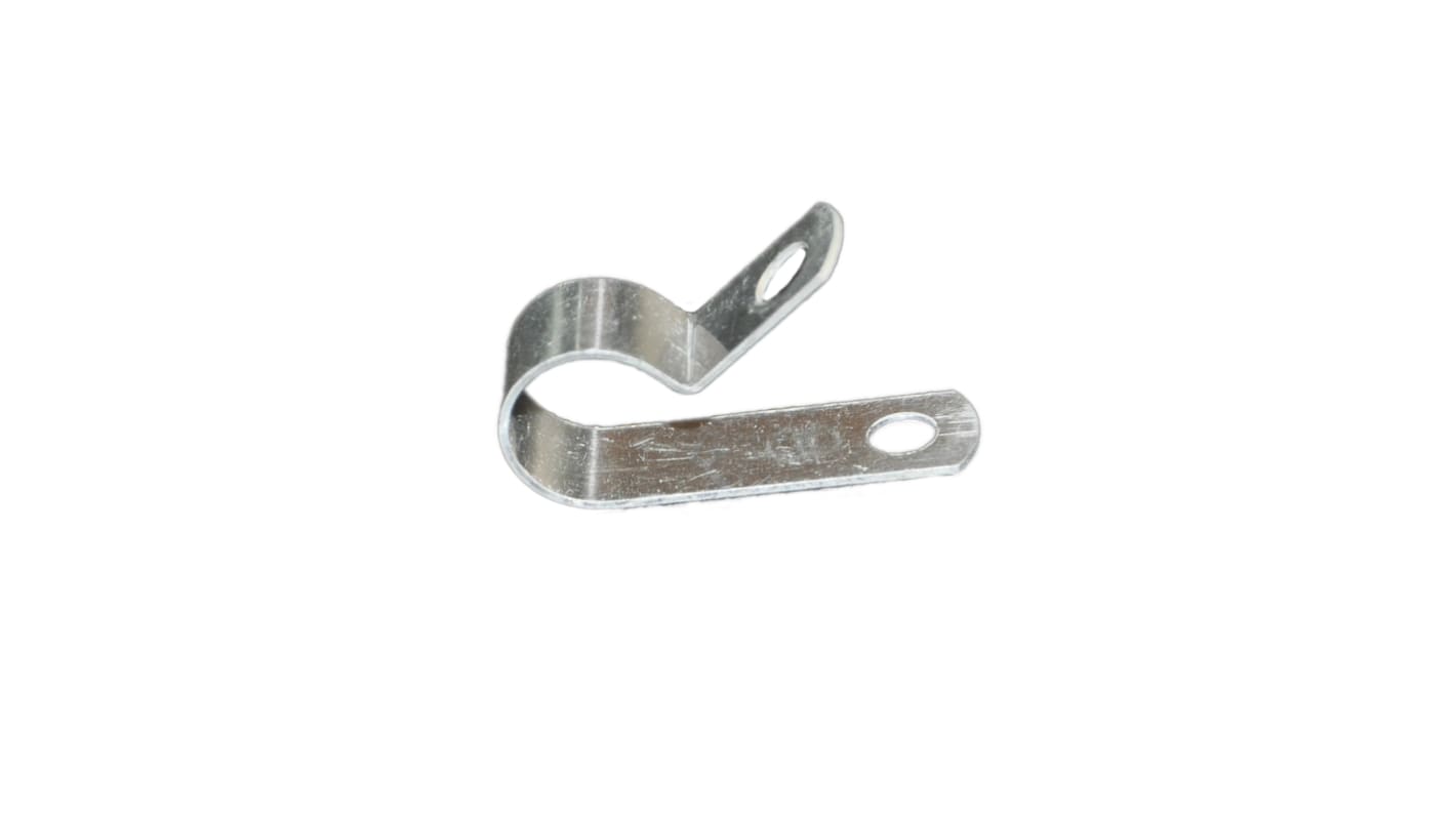 Clip serre-câbles RS PRO, Ø max 14.3mm en Aluminium type Clip serre-câbles