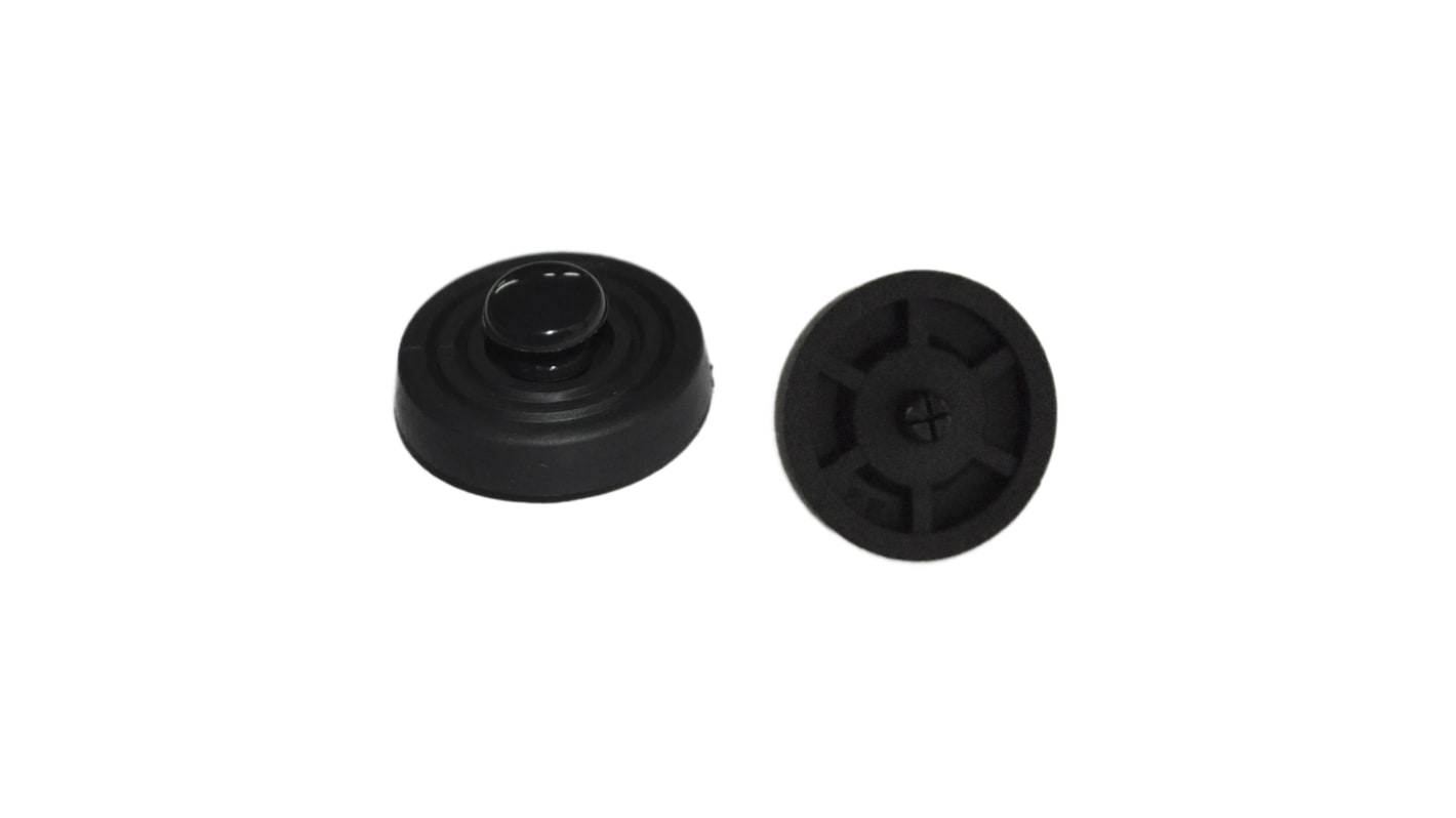 RS PRO Round Anti Vibration Mount, Rubber Foot