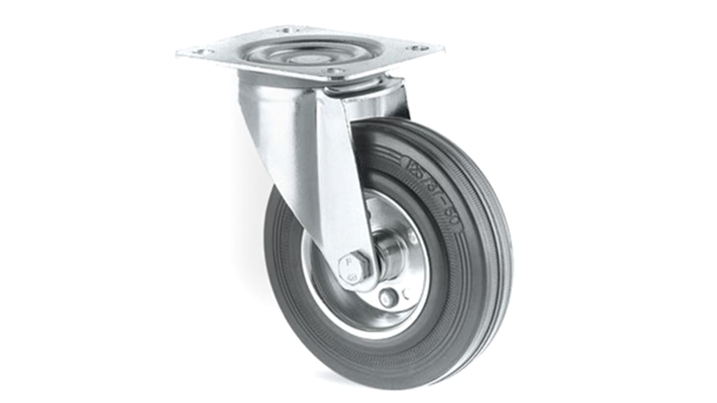 Tente Swivel Castor Wheel, 205kg Capacity, 200mm Wheel