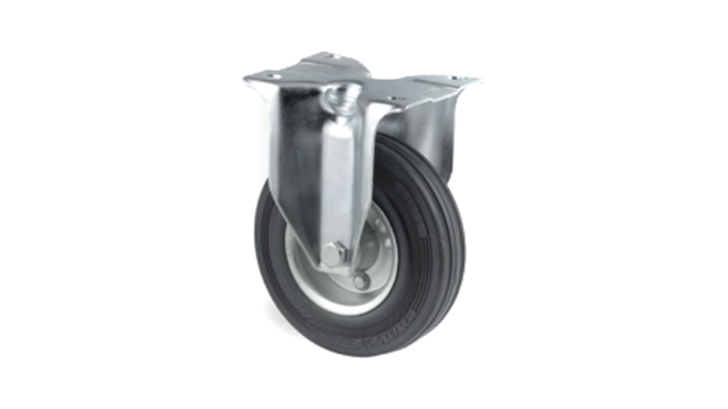 キャスター Tente タイヤ材 熱可塑性ゴム, 取付けプレートサイズ 103 x 85mm