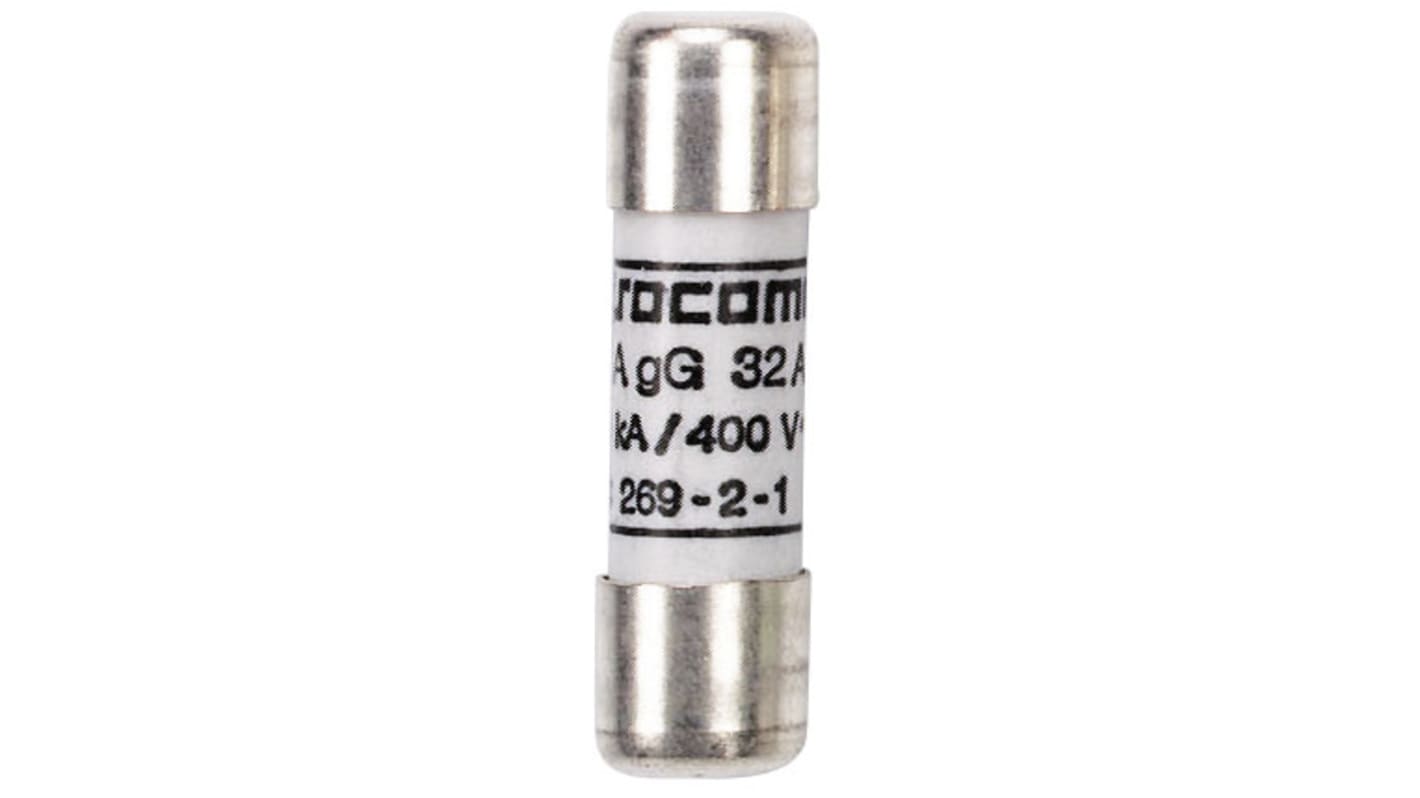 Socomec NFC-DIN Feinsicherung / 2A 14 x 51mm 500V ac gG