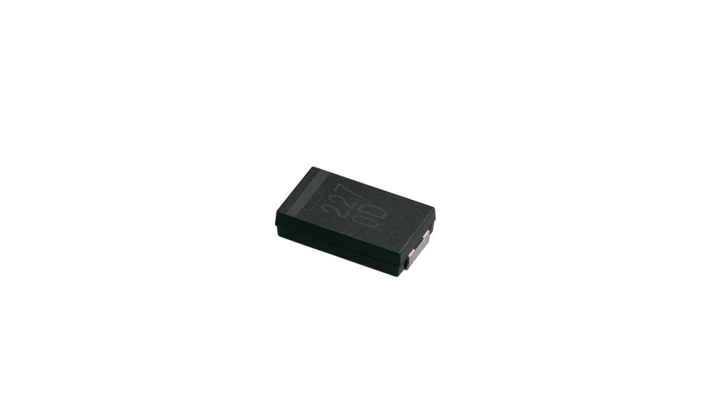 Murata ECAS, SMD Polymer Kondensator 47μF ±20% / 6.3V dc x 1.9mm x 7.3mm, bis 105°C