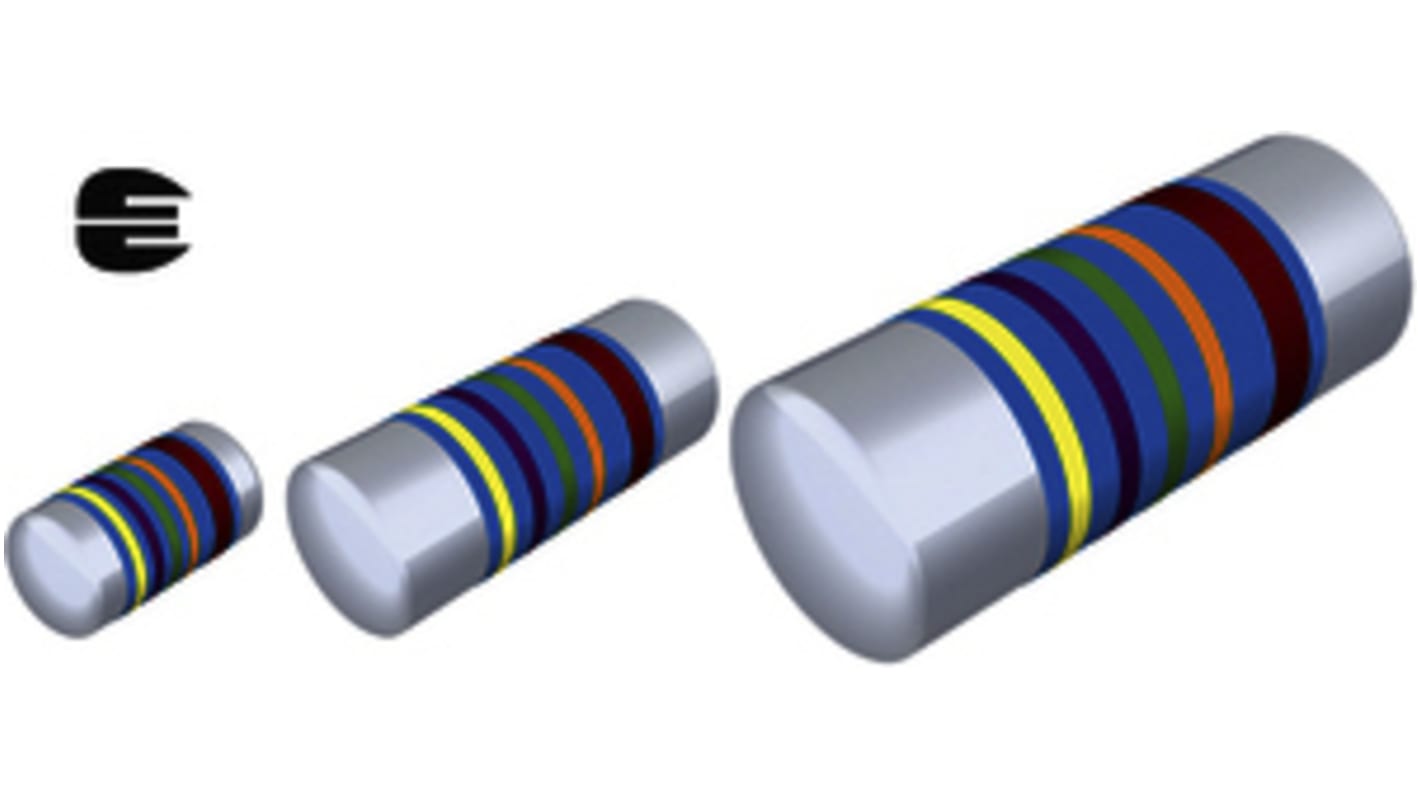 Vishay MMA, , AEC-Q200 Dünnschicht SMD-Widerstand 1.2kΩ ±0.1% / 0.07W ±15ppm/K, Melf 0204 Gehäuse