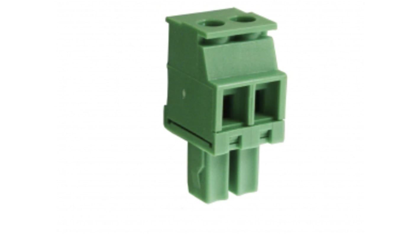 RS PRO 3.81mm Pitch 10 Way Vertical Pluggable Terminal Block, Plug, Through Hole, Screw Termination