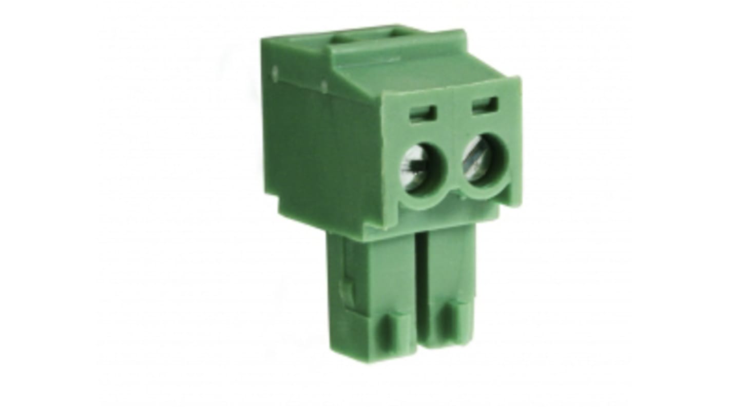 RS PRO 3.81mm Pitch 10 Way Horizontal Pluggable Terminal Block, Plug, Through Hole, Screw Termination