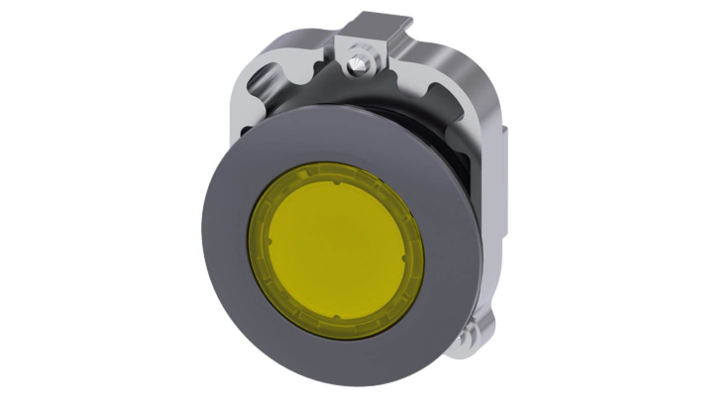 Voyant lumineux Jaune Siemens, série SIRIUS ACT, diam. découpe 30mm, IP66, IP67, IP69K