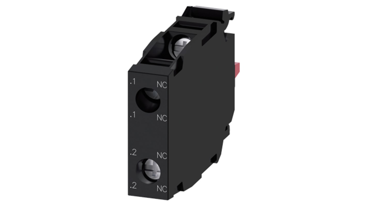 Siemens SIRIUS ACT Series Contact Block, 500V ac/dc, 2NC