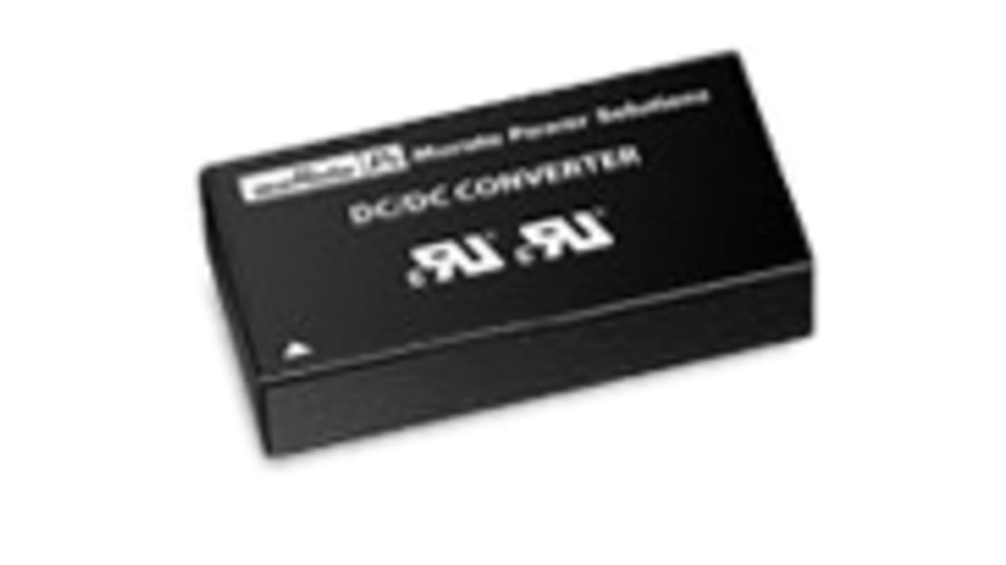 Murata Power Solutions BWR DC-DC Converter, ±15V dc/ ±330mA Output, 18 → 75 V dc Input, 10W, Through Hole,