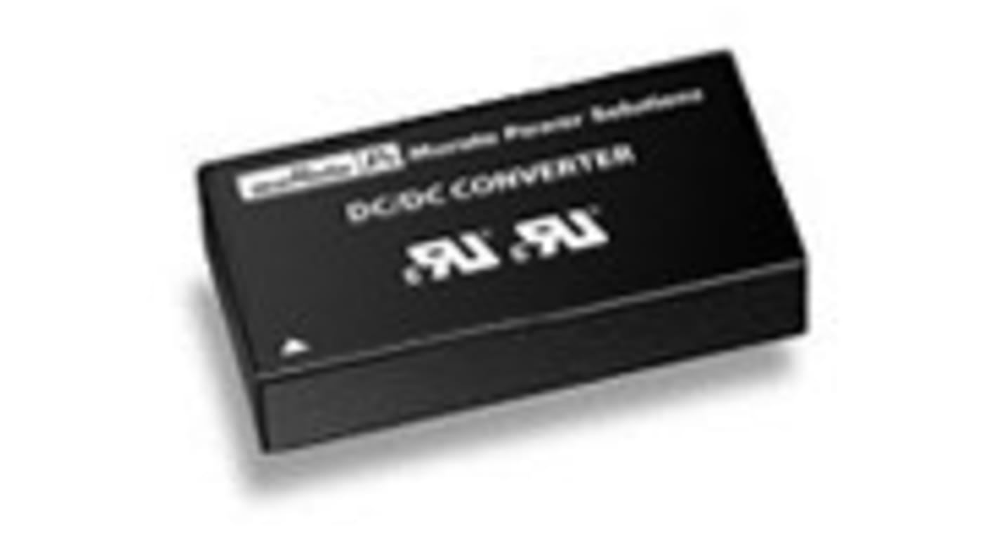 Murata Power Solutions BWR DC-DC Converter, ±15V dc/ ±330mA Output, 18 → 75 V dc Input, 10W, Through Hole,