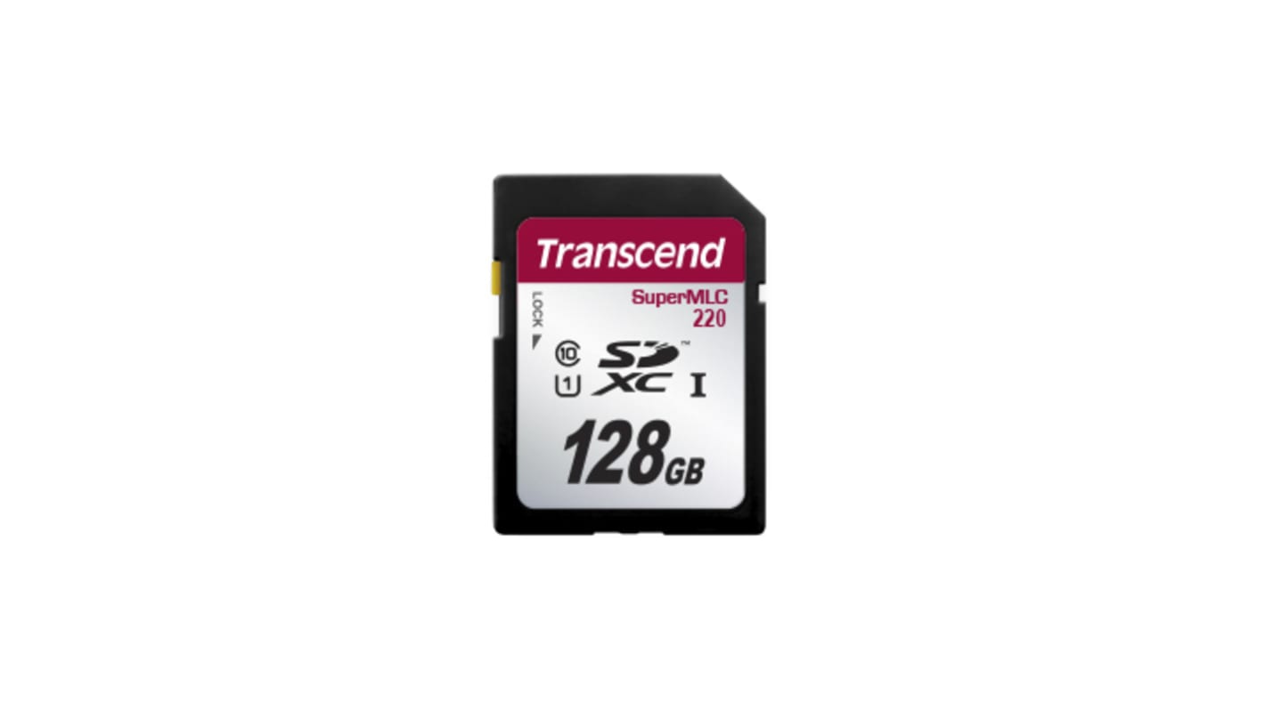 Transcend SDXC/SDHC220 UHS-I U1 Industrial 128 GB SLC Compact Flash Card