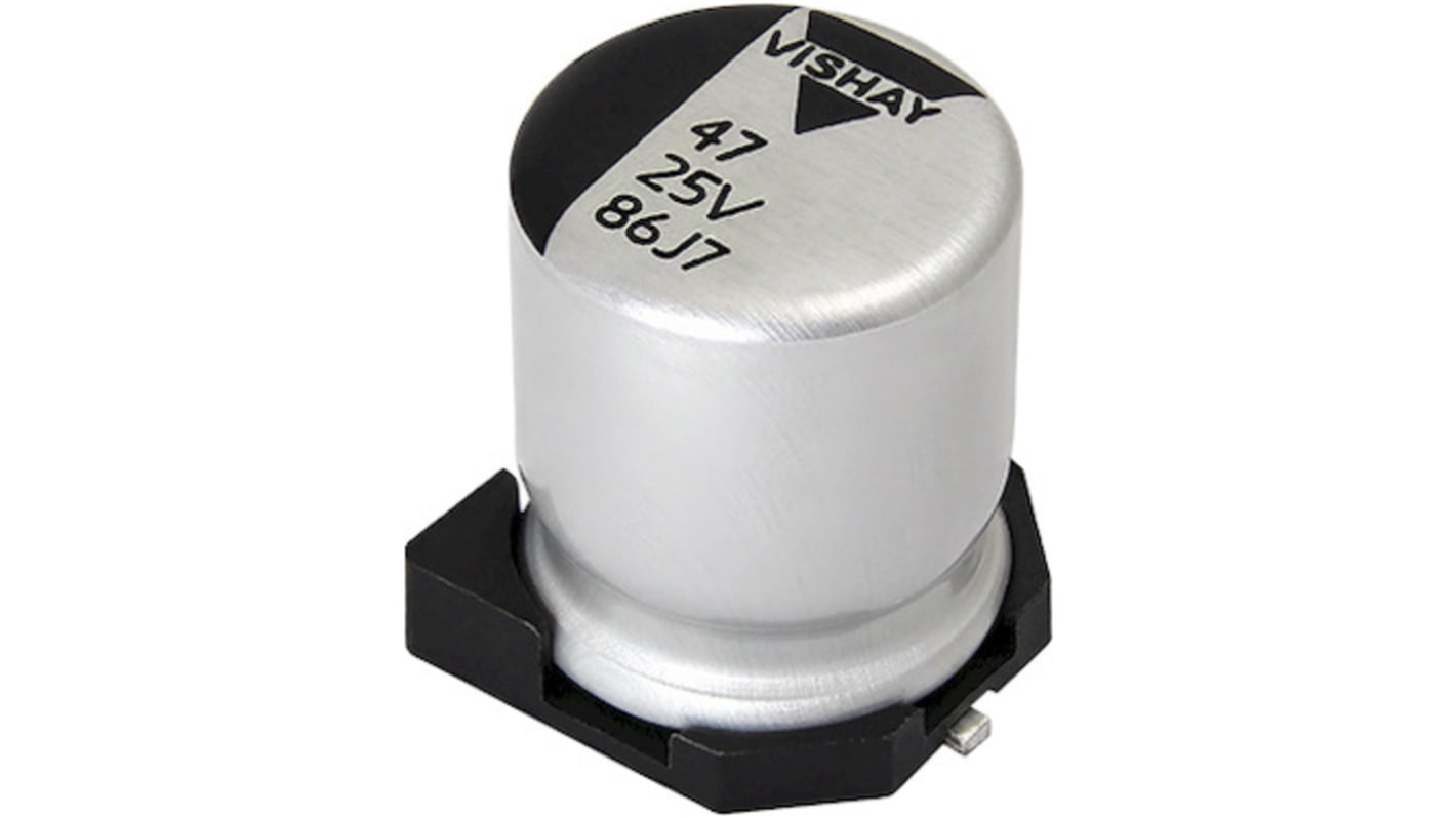 Vishay 100μF Surface Mount Polymer Capacitor, 35V dc