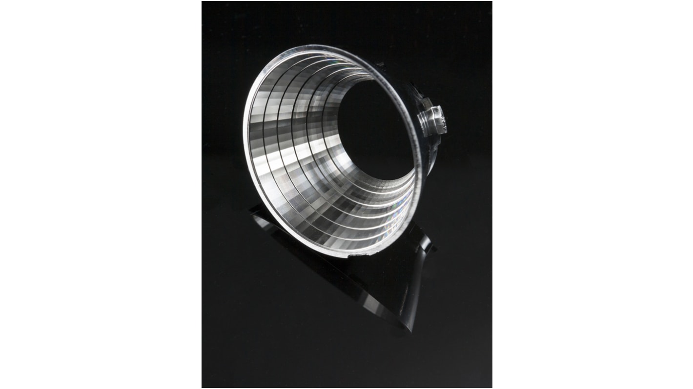 Reflector LED Ledil, diámetro 45mm, 45 Dia. x 19.7mm, para LED de la serie COB D de 9,8 mm, Serie Brooke