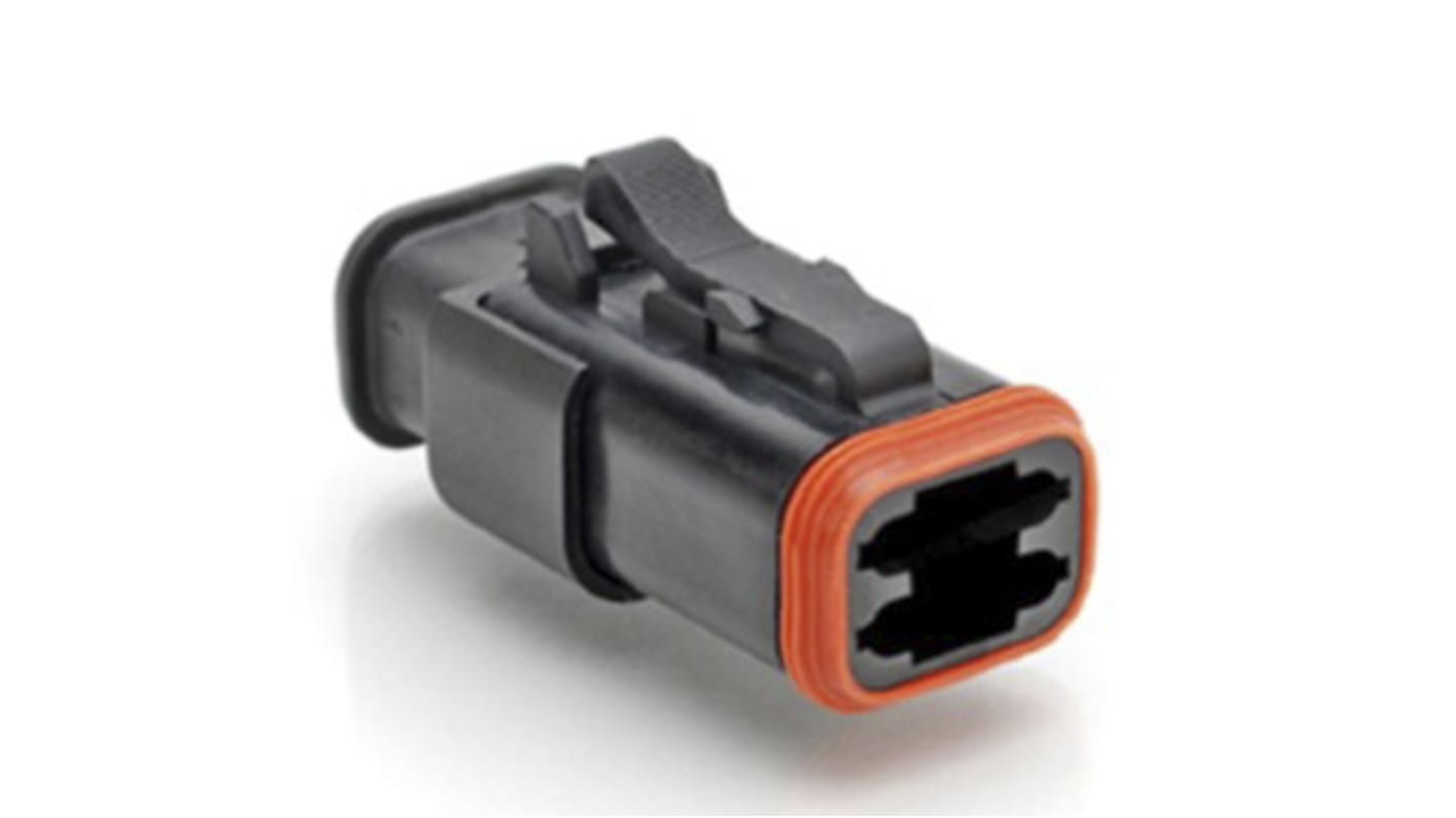 Amphenol Industrial, AT Automotive Connector Plug 4 Way, Crimp Termination