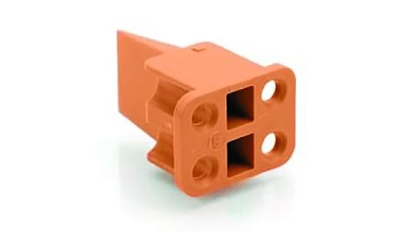 Cuña de bloqueo Amphenol Industrial ATP, macho, para uso con Conectores serie ATM de 4 vías, para cable de 14 a 10 AWG