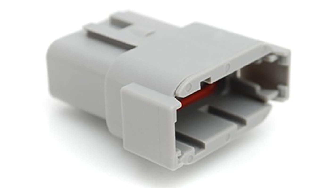 Conector de automoción Amphenol Industrial ATM 04 Hembra de 12 vías en 2 filas, 7.5A, terminación: Crimpado, IP67