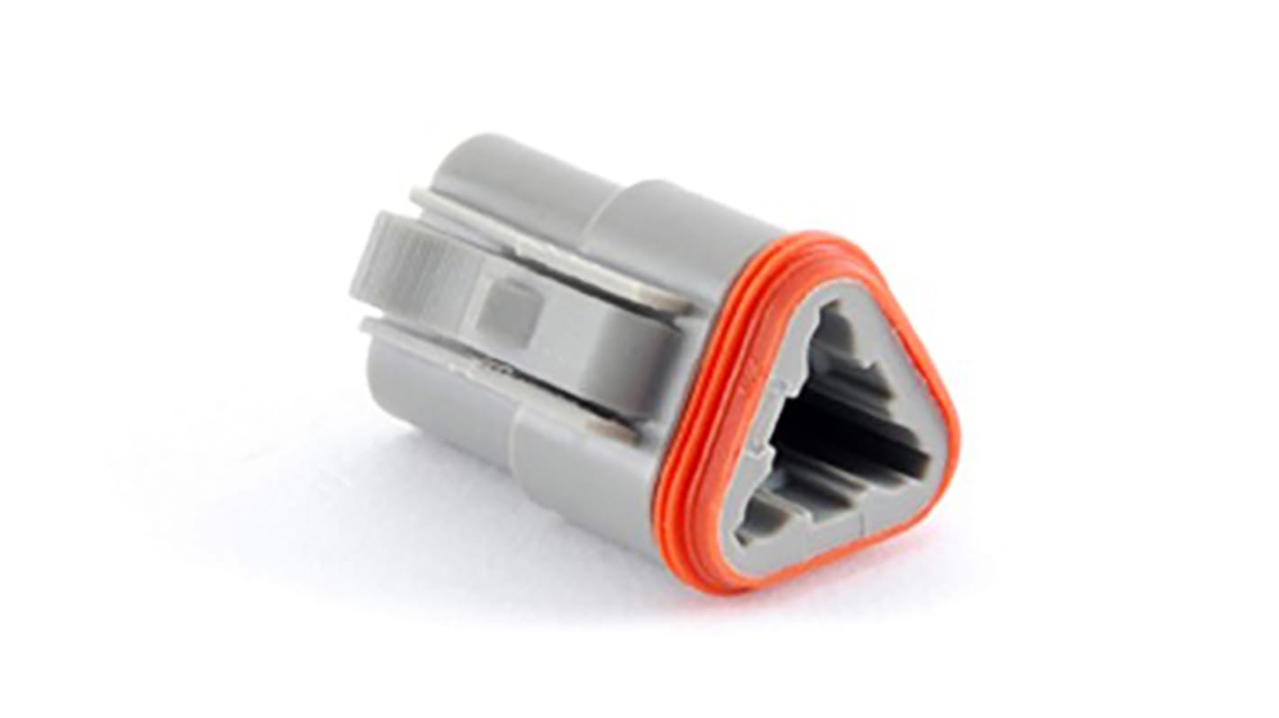 Amphenol Industrial, AT Automotive Connector Plug 3 Way, Crimp Termination