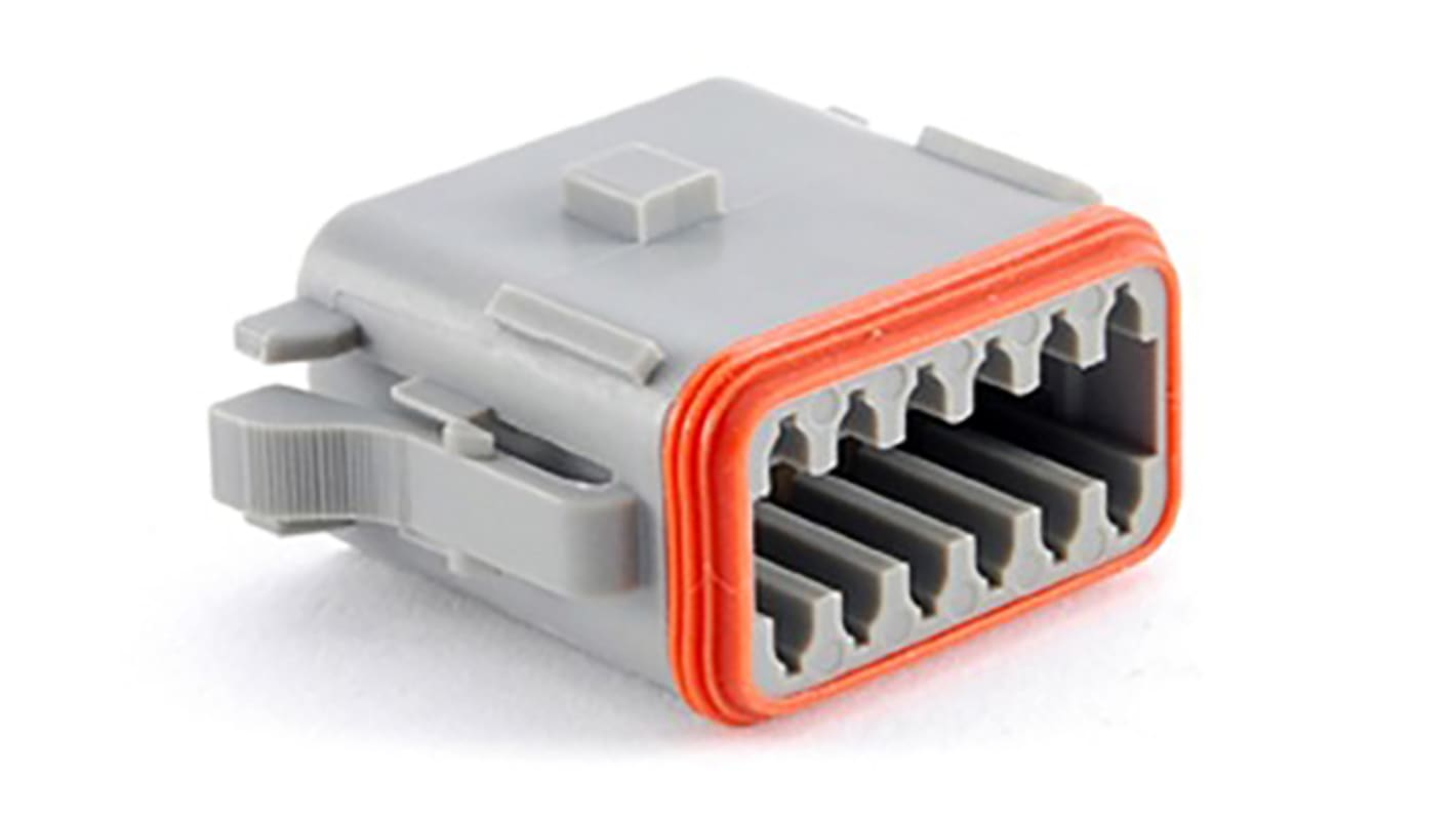 Amphenol Industrial, AT Automotive Connector Plug 12 Way, Crimp Termination