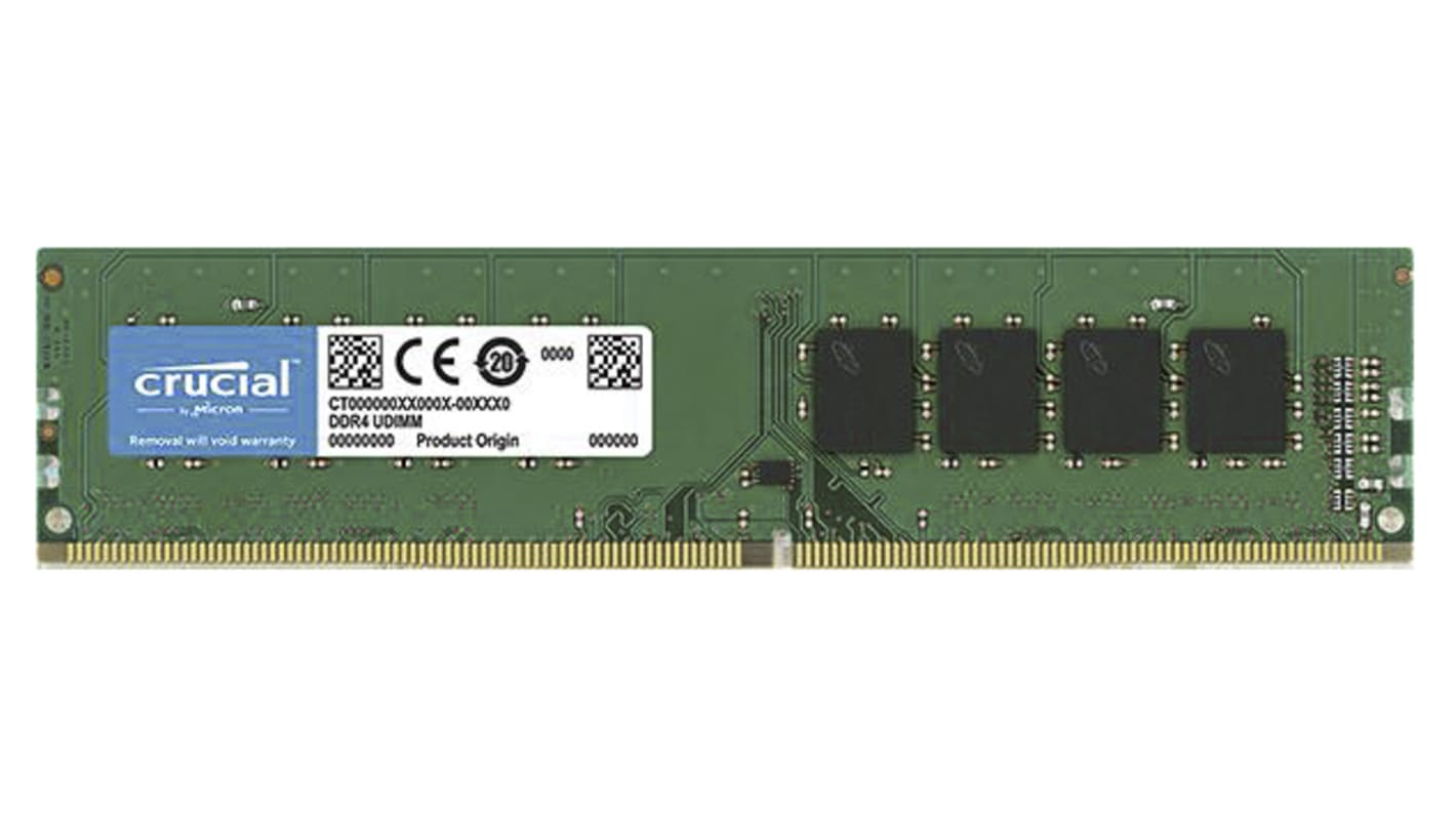 Crucial Arbeitsspeicher für Desktop, 8 GB, 2666MHz DDR4 UDIMM PC4-21300