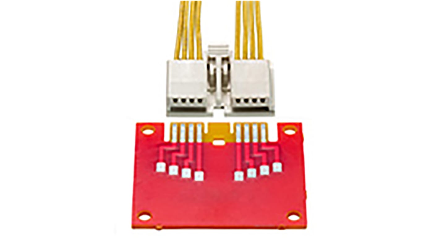 Molex Serie EDGELOCK Kantensteckverbinder, 2mm, 6-polig, 1-reihig, Rechtwinklig, Female, Spreizmontage