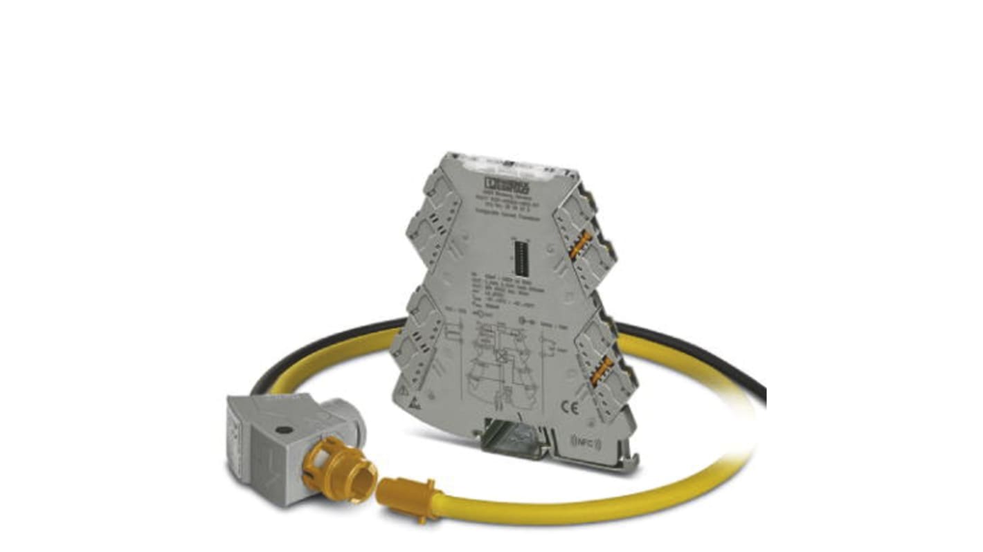 Transformador de corriente Phoenix Contact PACT RCP, Bobina Rogowski, entrada 4000A, Ø int. 8.9mm, dim. 6,2 x 110,5 x