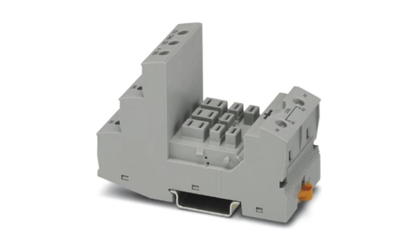 Phoenix Contact RIF-4-BSC 3 Pin 250 V dc, 400V ac DIN Rail Relay Socket, for use with RIF Series