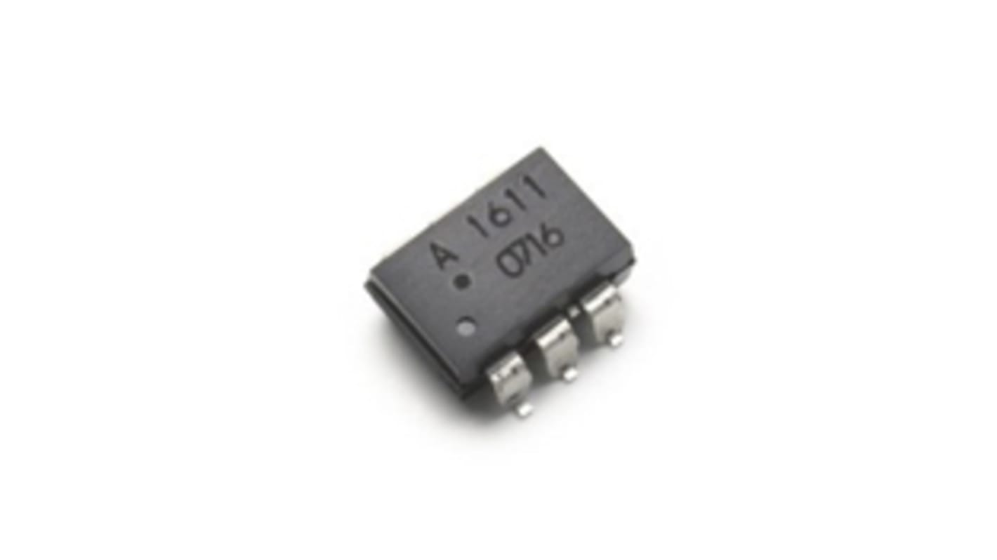 Relé de estado sólido Broadcom ASSR-1611 de 1 polo, contactos SPDT, control 1,1 → 1,7 V, carga -60 →