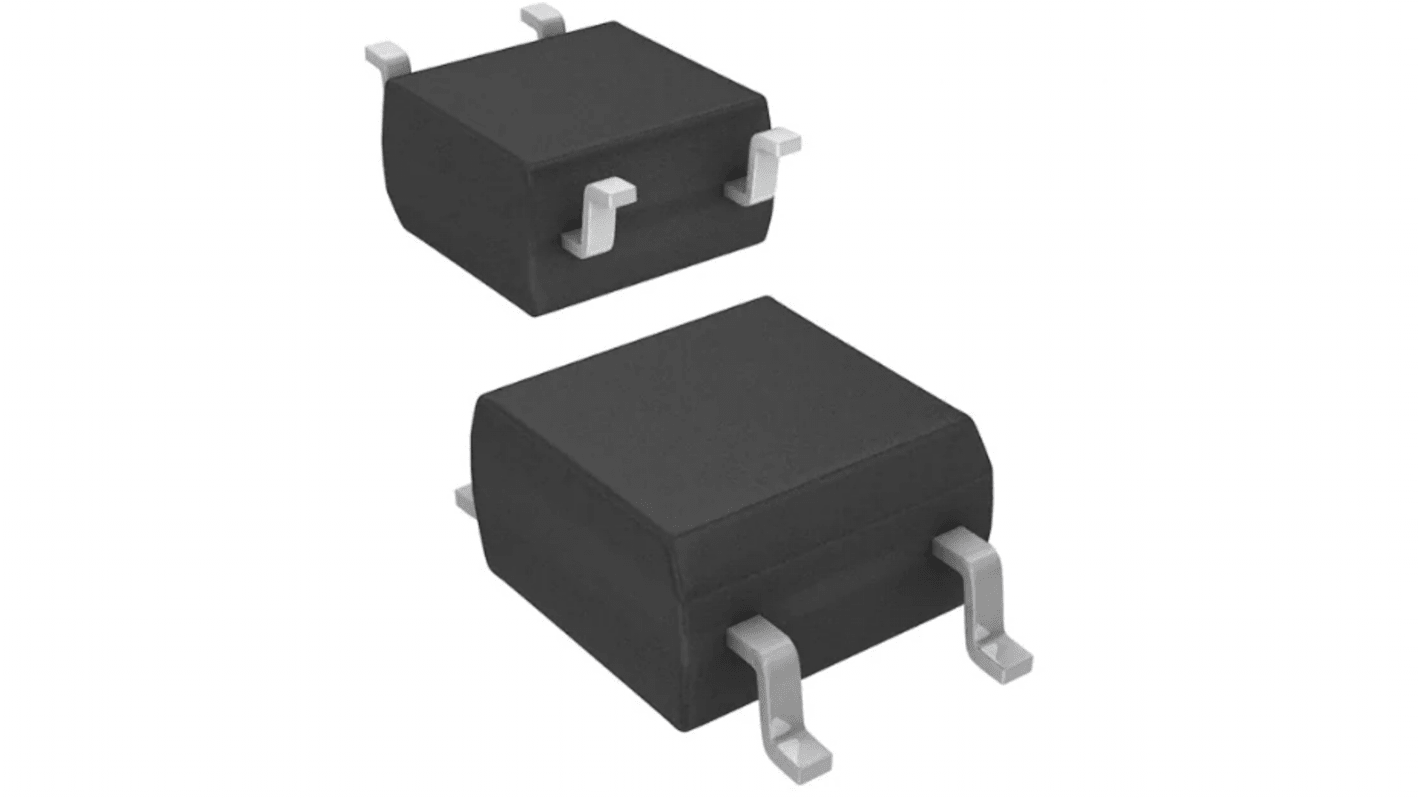 Broadcom ASSR-4118 Series Solid State Relay, 0.1 A Load, Surface Mount, 400 V Load, 1.6 V Control